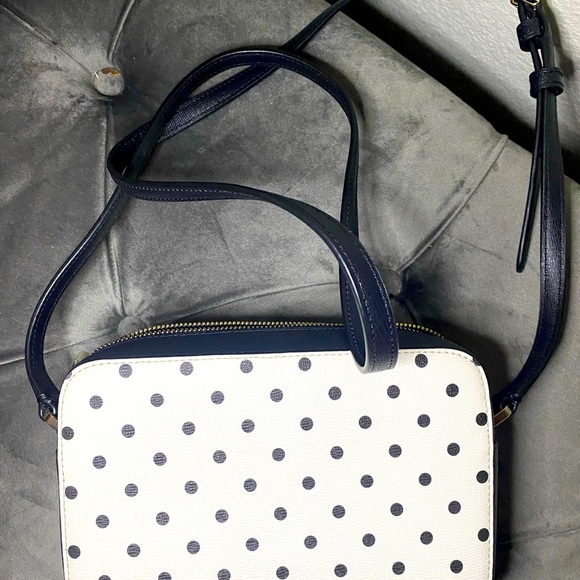 NWT Kate Spade X Disney Minnie Mouse Polka Dot Crossbody Camera Bag - Picture 8 of 9